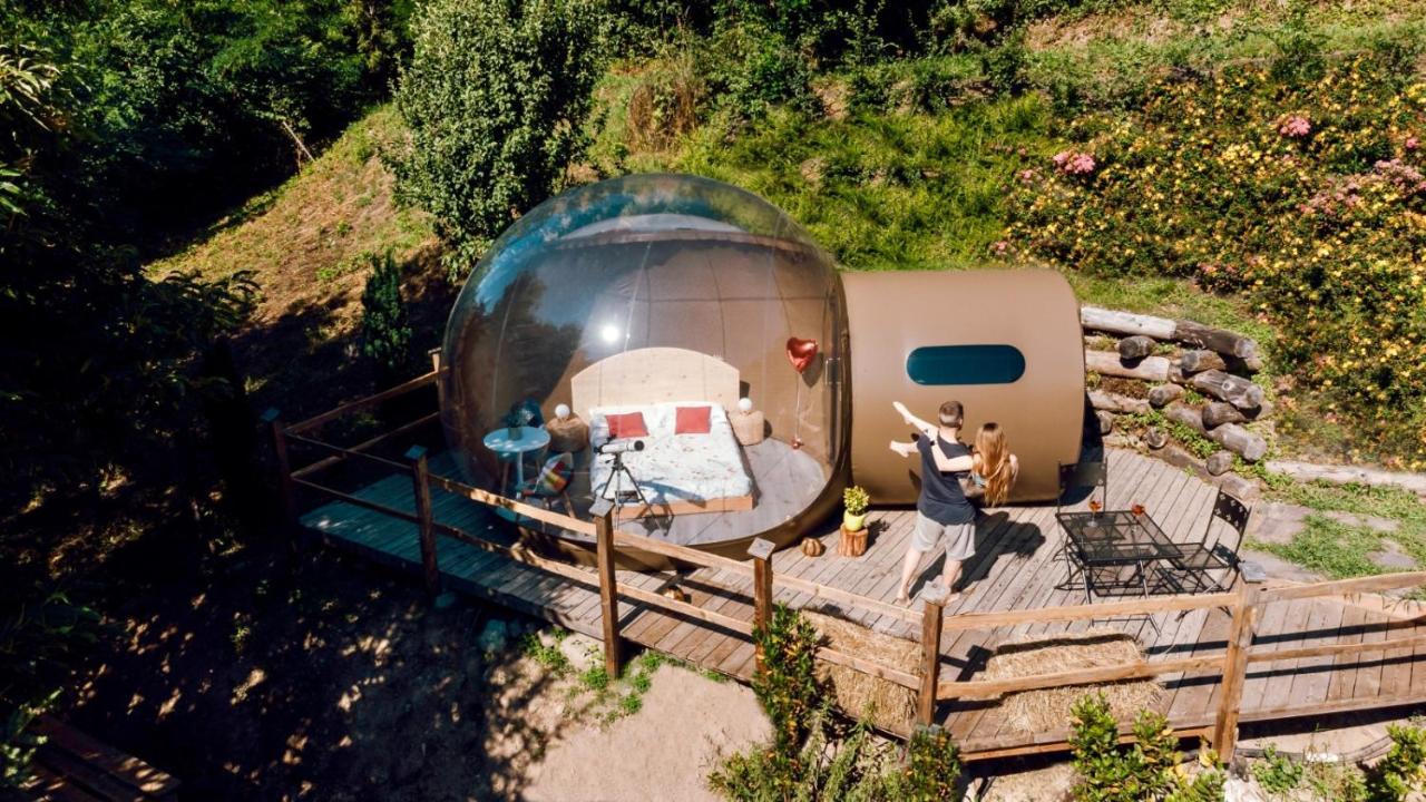 مبيت وإفطار Sant'Orsola Maso La Marianna Bubble Glamping In Trentino المظهر الخارجي الصورة